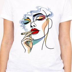 Aesthetic Abstract Face Graphic Shirt