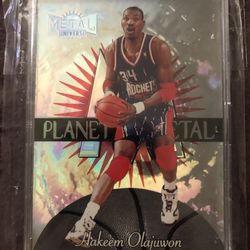 1997 Hakeem Olajuwon Planet Metal