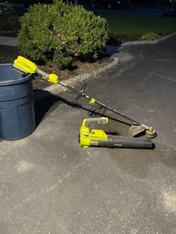 Ryobi weed wacker and blower
