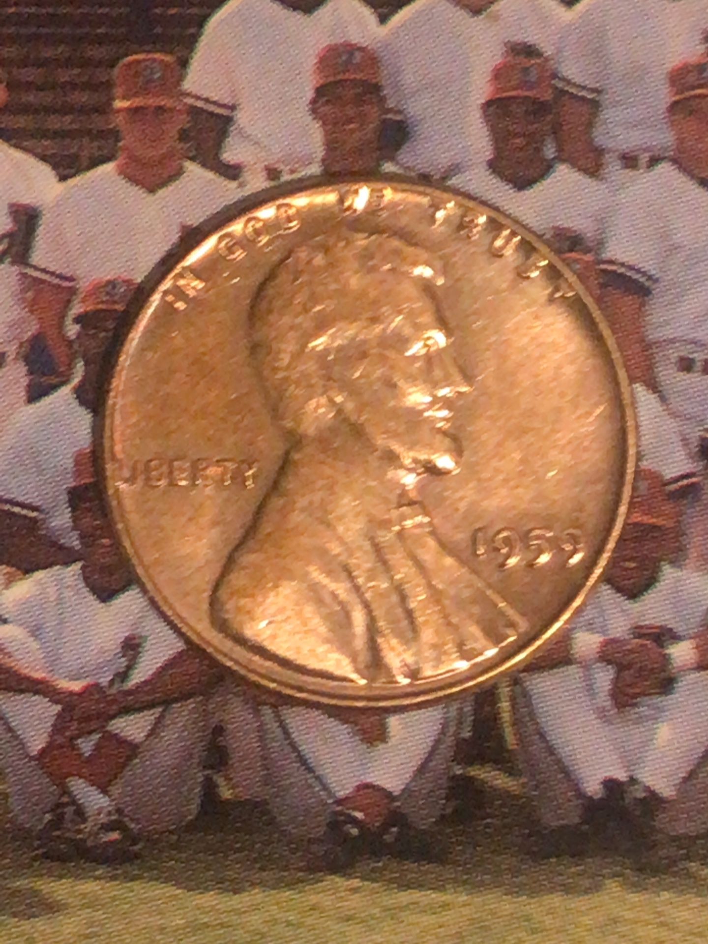 1959 Lincoln One Cent Penny Doubled