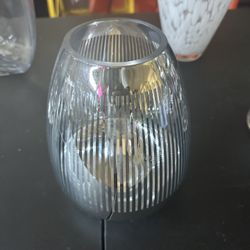 Glass Candle Holder 