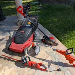 Black and Decker/Craftsman Lawn Equipment (Electric Mower, Edger / Trencher, Trimmer, Weed Wacker) - Sold individually or together