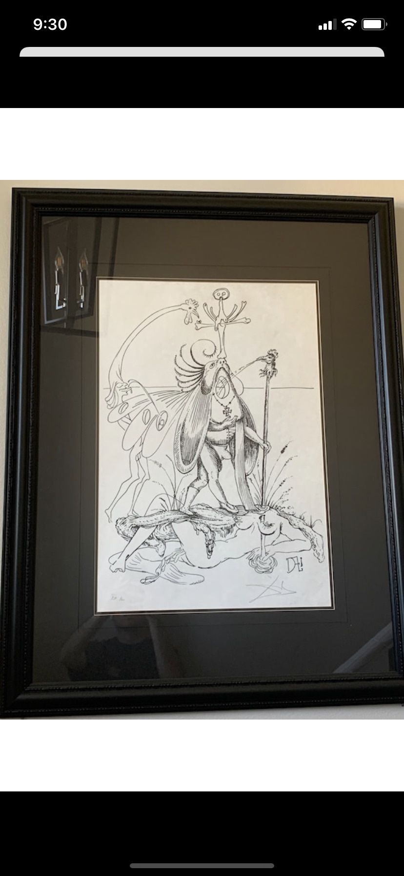 Salvador Dali Lithos (1973) Limited Edition Signed