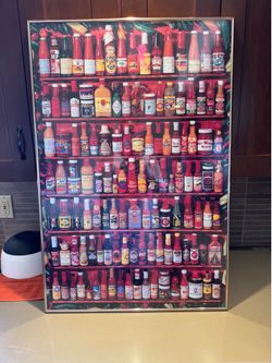 Framed poster