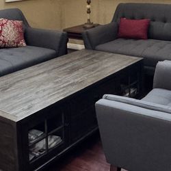 Sofa & Live Seat,  Cocktail Table