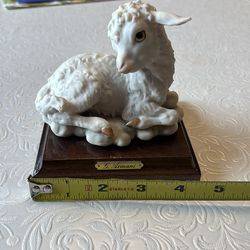 Adorable G. Armani lamb figurine