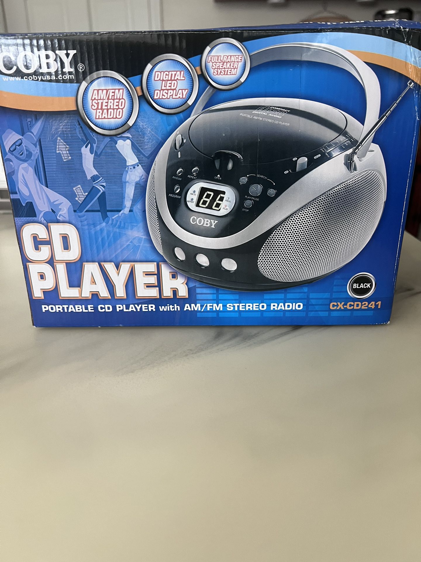 Coby Portable CD Player 