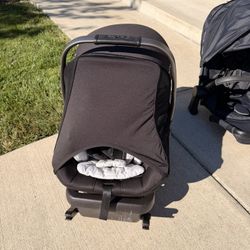 Nuna Infant Car Seat + 2 Inserts – Black
