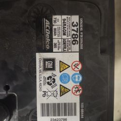 Chevrolet  Silverado 1500 6.2  Battery