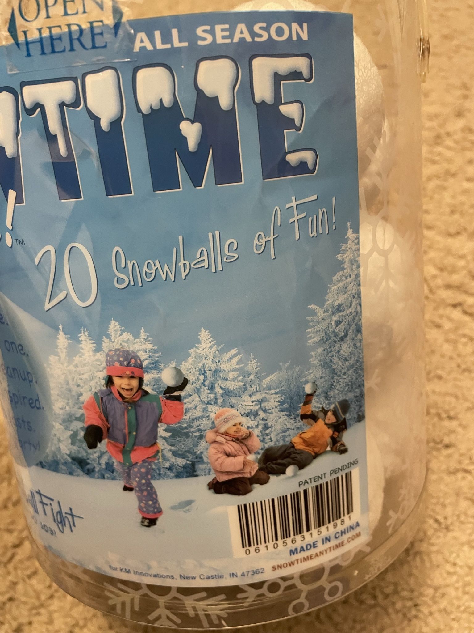 Indoor Snow Balls 18 Count