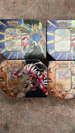 Pokemon Slashing Legends Tins 