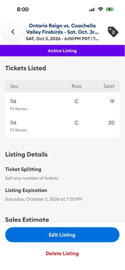 Ontario Reign Hockey Tickets 10/03