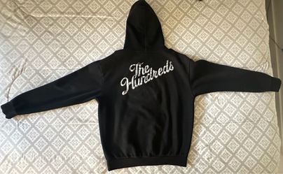 The Hundreds Black Pullover Hoodie White Logo
