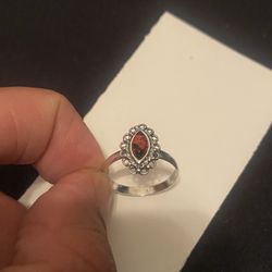 Red Amber Ring