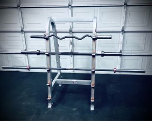 Barbell / Curl Bar Rack