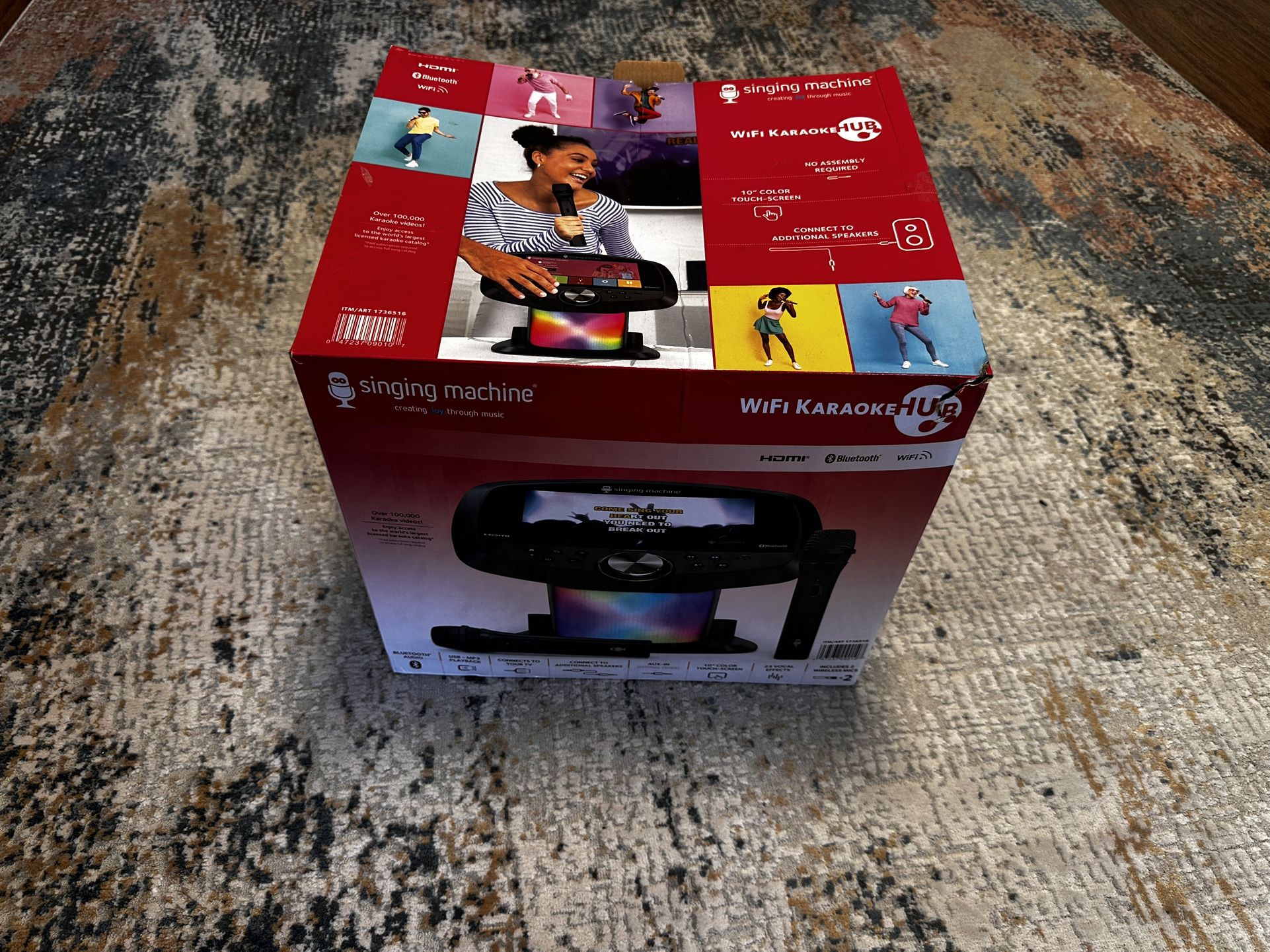 NEW SINGING MACHINE WIFI KARAOKE
