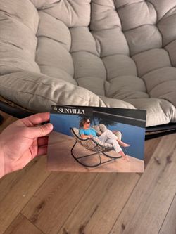 SunVilla Rocking Papasan Chair