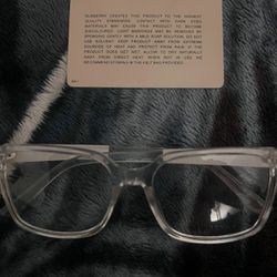 Burberry clear glasses 