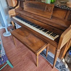Wooden Upright Piano