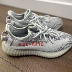 Adidas Yeezy Boost 350 V2 Blue Tint Men’s 6.5 Women’s 7.5 B37571 Sneakers
