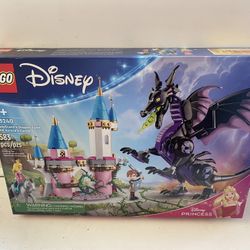 Lego 43240 Maleficent's Dragon Form And Aurora's castle
