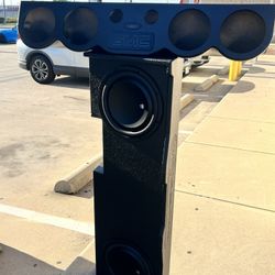 Speaker rack Subwoofer Box With Subs 