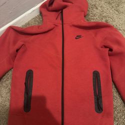 Red Nike tech fleece Limited edition