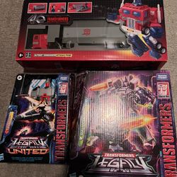 Transformers set bundle optimus prime Galvatron three sets