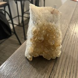 Citrine Cluster Crystal Geode Raw Natural