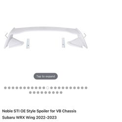 22+ Subaru Wrx STI Wing