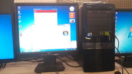HP COMPAQ DESKTOP PC WITH MONITOR