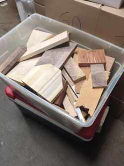 Box of Scrap Hardwoods - Various