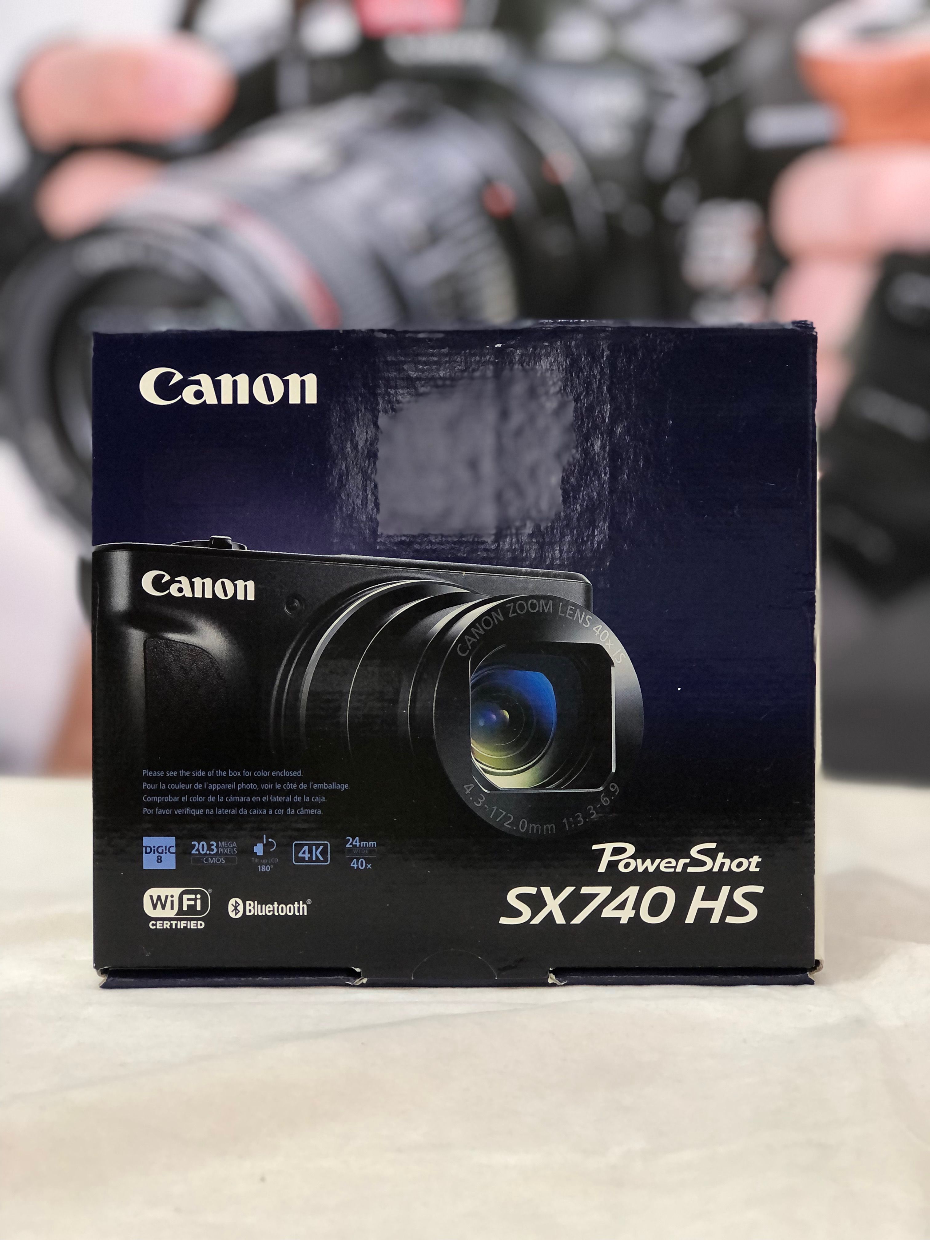 SX740 HS Canon PowerShot 20.3MP/ 40x Optical Zoom/ OIS