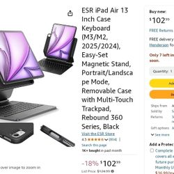 Magic keyboard Like. iPad Air 13 Inches M2/M3 ESR Keyboard Case