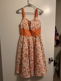 Disney Parks Dress Shop Orange Bird Dress