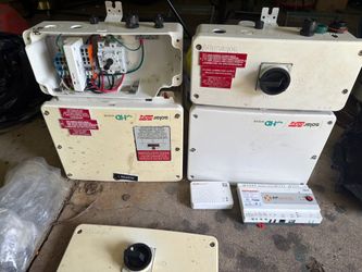 Solar Equipment Lot: (2) SolarEdge Inverters + APsystems ECUs