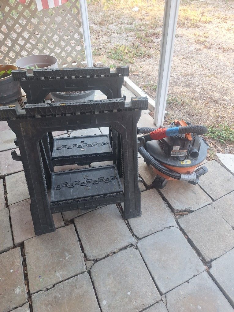 Saw Horses Shop Vac for Sale in San Antonio, TX OfferUp