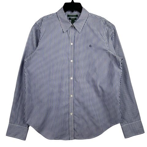 RALPH LAUREN No Iron Button Down Shirt LARGE