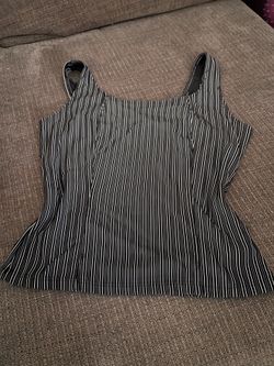 Black and white striped shirt