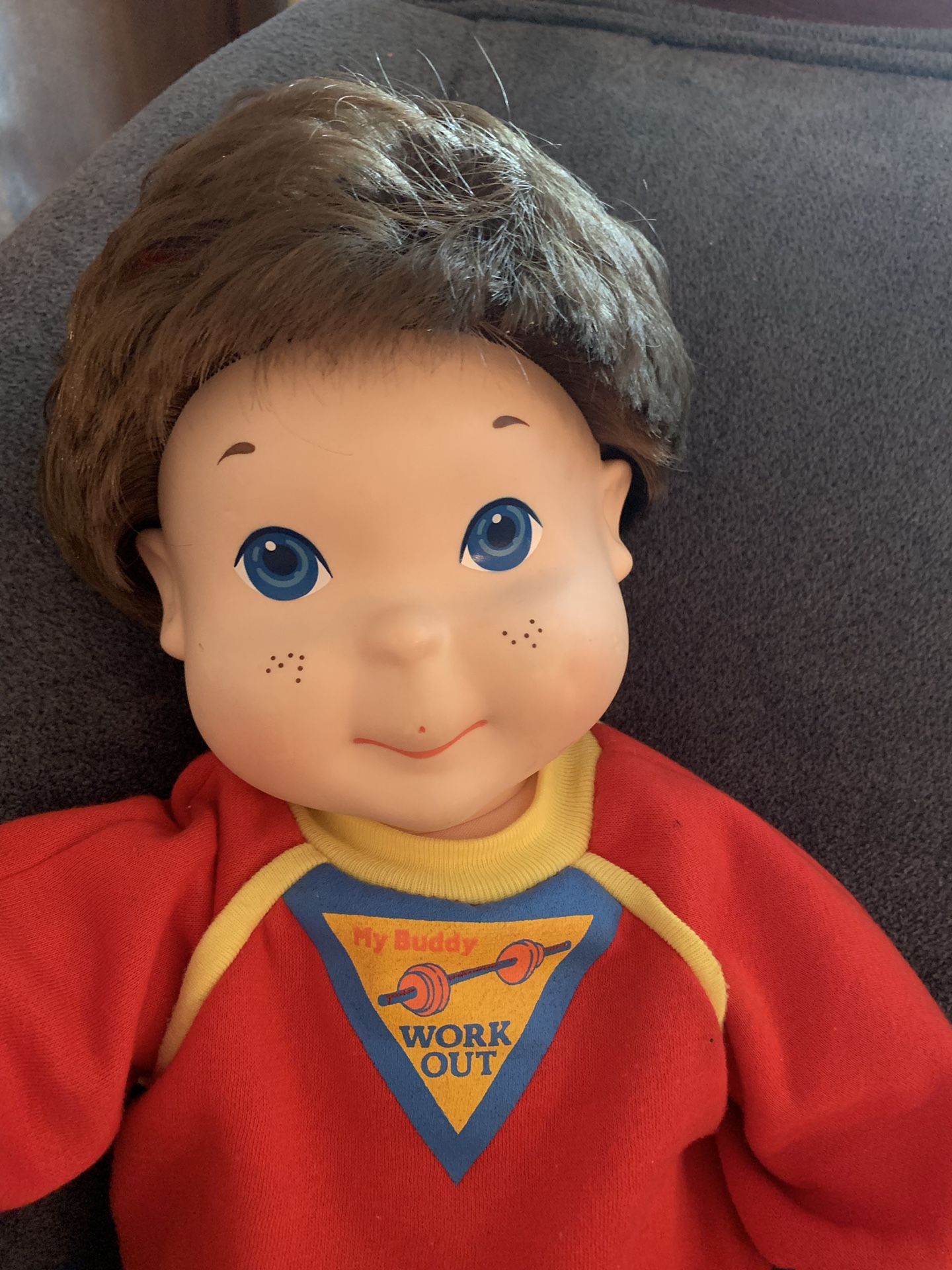 My Buddy Doll, Hasbro 1986 Vintage, in workout clothes