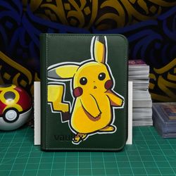 Custom painted 4-page card binder