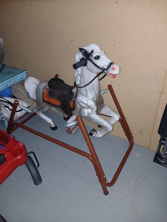 Rocking Horse Good Cond Antique