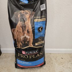 34 Lb Bag Of Purina Pro Plan Large Breed Dog Food 