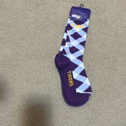 LSU Tiger Socks 