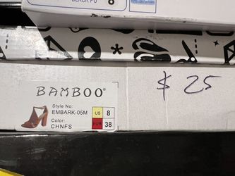 Bamboo Suede Sandals. 