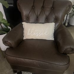 Brown Leather Chair