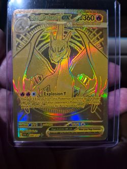 Mega Charizard Y EX Gold Holo Pokemon Card 294/217
