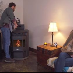 NEW PELLET STOVE WITH REMITE CONTROL