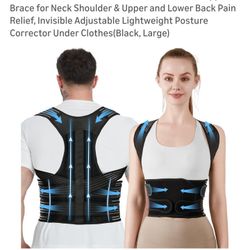 Size Large Back And Posture Support Brace