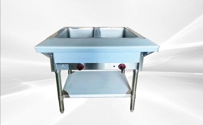 ETL Steam Table 2 Pan Gas Propane Warmer HN-2-NAT-GS